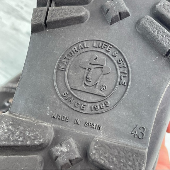 •Havana Joe Natural Life&Style Spain Mens 43 / 9-9.5 Brown Leather Derby Shoes - Picture 16 of 16